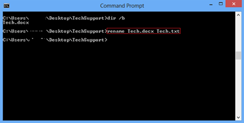 Command Prompt Window